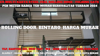 GAMBAR, DAFTAR, HARGA, ROLLING DOOR, PER METER, MURAH, BINTARO, 2024