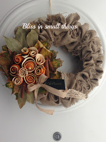 burlap wreath