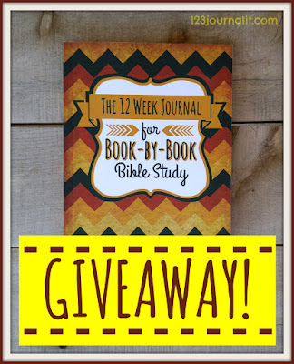 Book Giveaway for The 12 Week Journal for Book-by-Book Bible Study at 123 Journal It Publishing