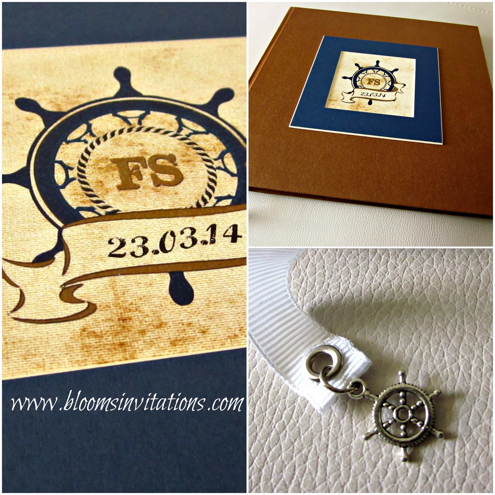 Nautical Wedding Guest Book