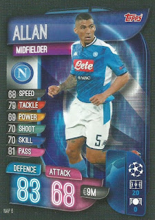 Topps Match Attax UEFA Champions League 2019-2020 (International Variant) SSC Napoli Set