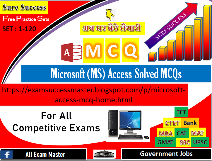 Microsoft Access Database (MS ACCESS) Solved Multiple Choice Questions