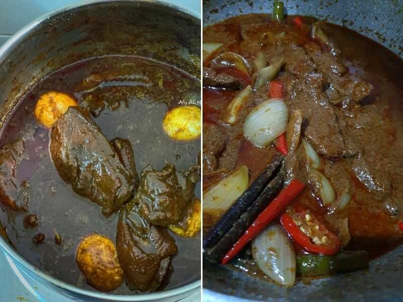 Resepi daging masak kerutuk Terengganu dan Kelantan