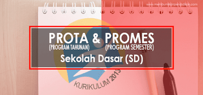 Prota Promes SD Kurikulum 2013 Revisi 2018