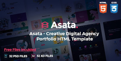 Asata V1.0 - Creative Digital Agency Portfolio Template