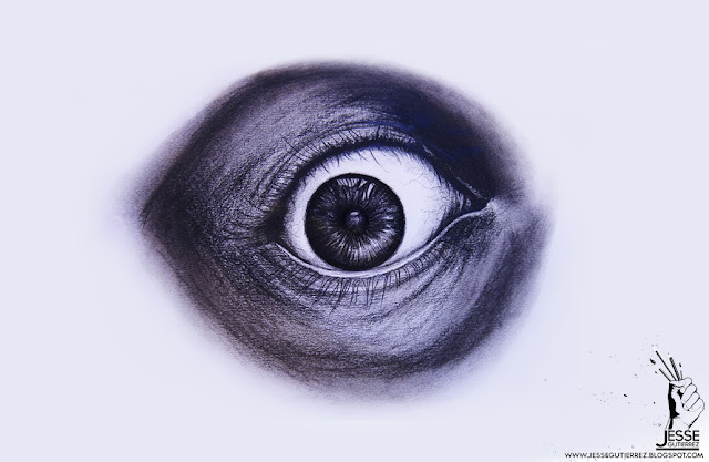 Jesse gutierrez Art Dibujo de ojo Eye drawing, peru,artista peruano 3d diseño 3d