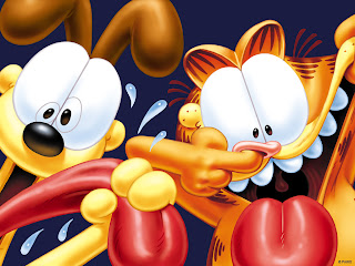 Garfield and Odie wallpaper