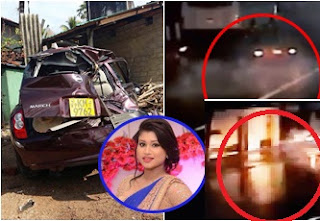 Actress Kavisha Ayeshani Accident in Nugegoda CCTV