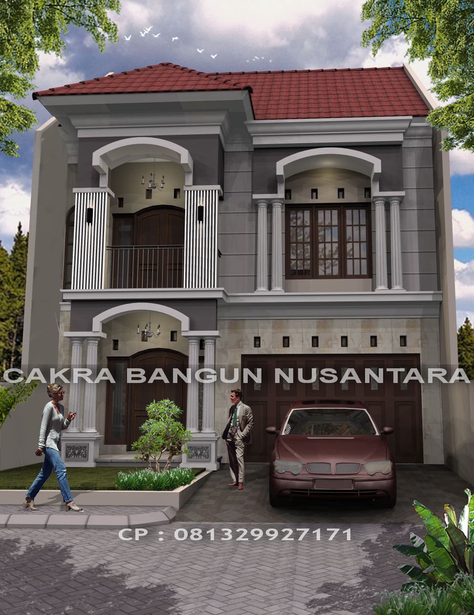 rumah klasik minimalis 2 lantai<br />