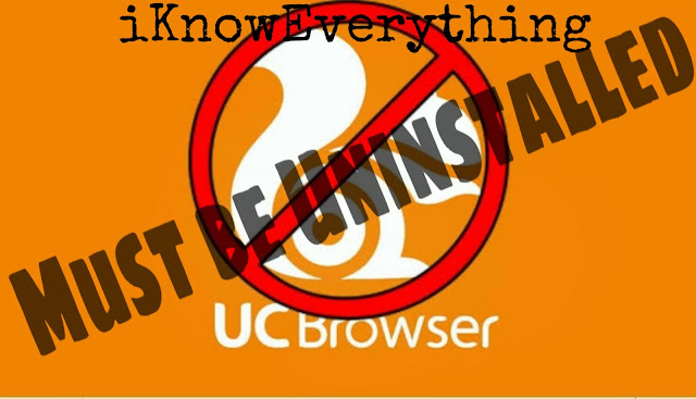 Why you need to delete UC Browser as soon as possible ?