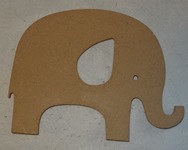 816 12-carton plat 15 cm à décorer