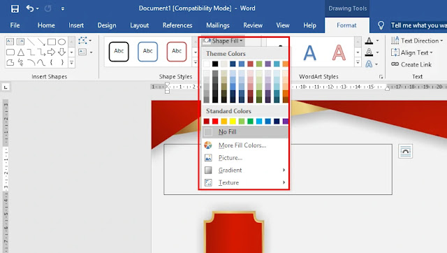 download template sertifikat word gratis