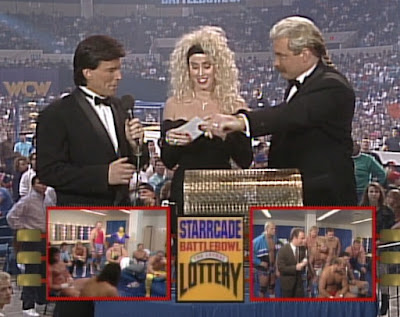 WCW Starrcade 1991 - Eric Bischoff, Magnum TA, and Missy Hyatt
