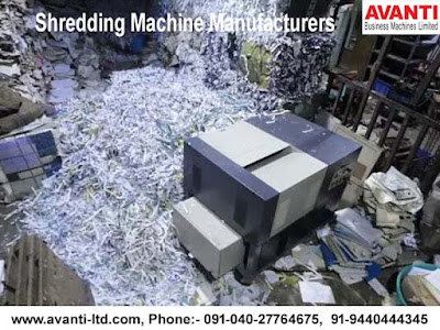 Shredding Machine in Hyderabad