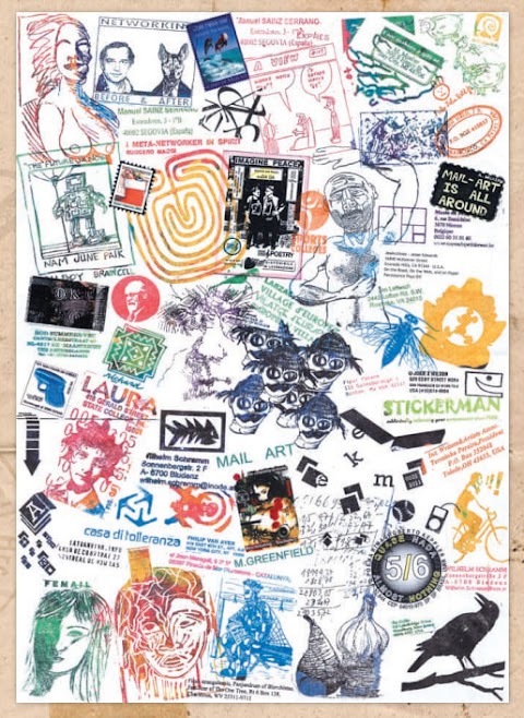 [Mail Art Stigma Archive] #11  Brain Cell by Ryosuke Cohen , Japan