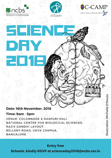 NCBS Science Day 2018 | 16th November 2018 | Entry Free