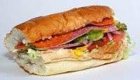 photo of sub sandwich