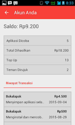 Bukti pulsa gratis dari mcent