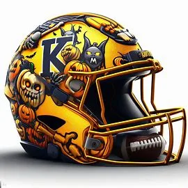 Kent State Golden Flashes Halloween Concept Helmets
