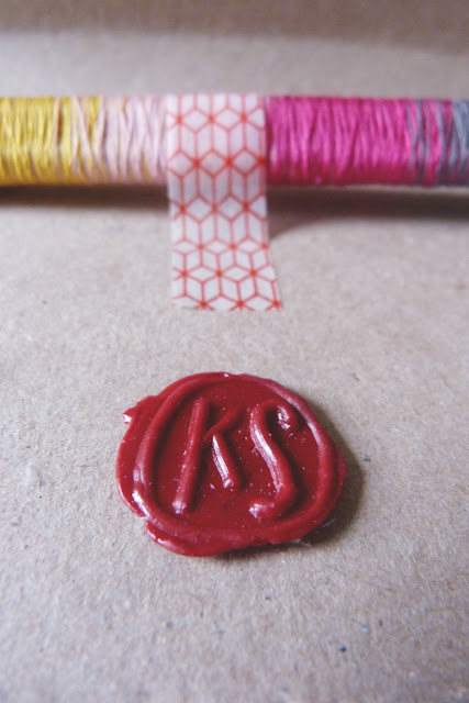 wax seal, gradient colours, wax seal tutorial, handmade