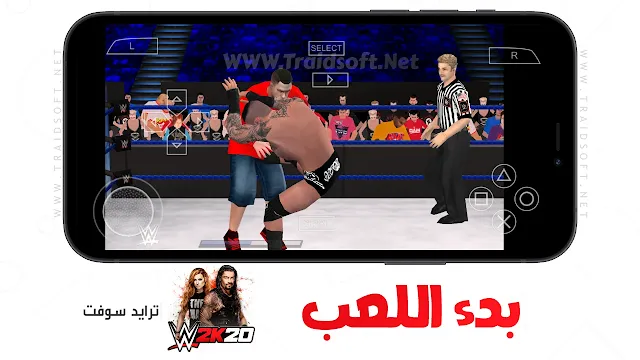 لعبة مصارعة WWE 2K20 للأندرويد APK بدون روت