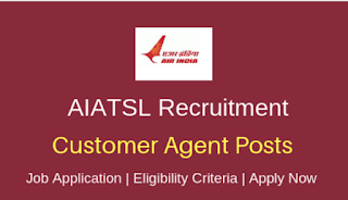 Air India Air Transport Services Limited (AIATSL) Duty Manager & Customer Agent Jobs
