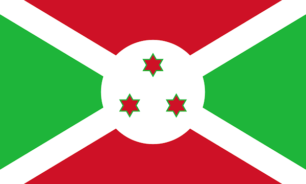 Logo Gambar Bendera Negara Burundi PNG JPG ukuran 600 px