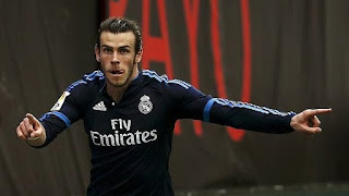 Garet Bale autor de dos de los goles de la victoria del Rela Madrid en el estadio del Rayo Vallecano