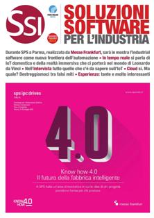 SSI Soluzioni Software per l'Industria - Novembre & Dicembre 2015 | TRUE PDF | Trimestrale | Professionisti | Automazione
È l’inserto di Automazione Oggi che offre una panoramica sulle più innovative tecnologie e metodologie di gestione integrata dei processi aziendali.