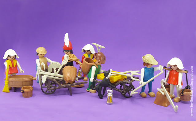 Playmobil 3411 Los granjeros, campesinos, agricultores, labradores o aldeanos medievales (Playmobil 3411 - agricultores)