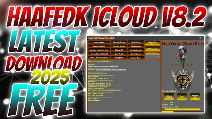 HaaFedk iCloud Free 8.2 | iCloud MDM Remove Bypass Solution 2025 | Download Free
