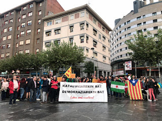 concentración de apoyo al referendum de Cataluña