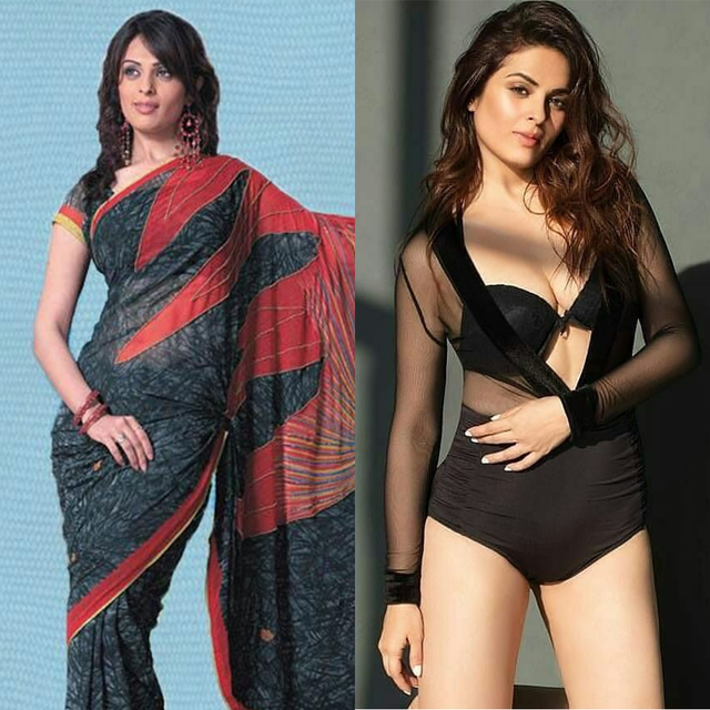 Anjana Sukhani saree vs bikini hot actress