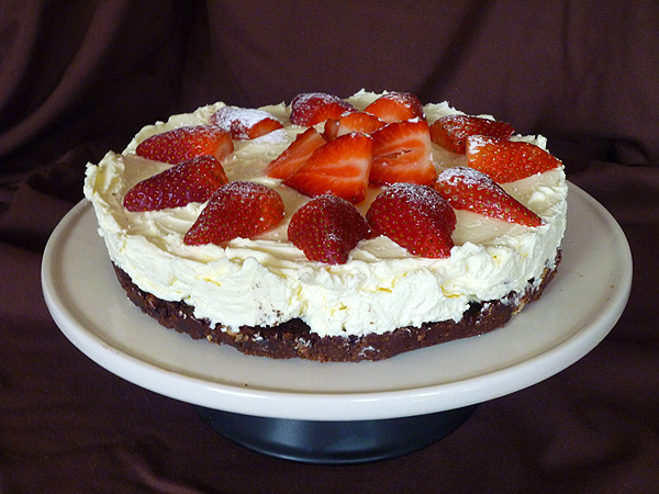 Rustic Strawberry Cheesecake Recipe