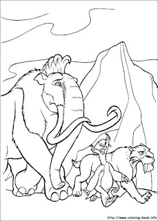 mammoth coloring pages