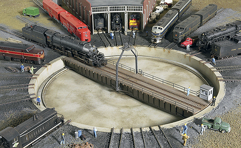 Ho scale turntable layout,o gauge model trains,model train car weights 