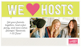 Get extra hostess rewards during June at www.bekka.stampinup.net