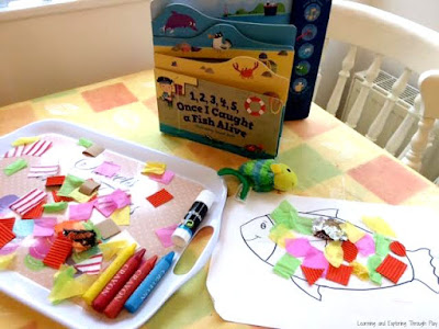 Nursery Rhyme Crafts - Once I Caught a Fish Alive