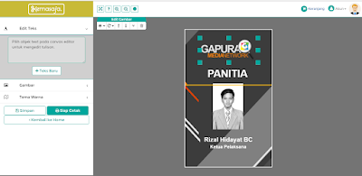 cara membuat idcard online di kemasaja.com 4