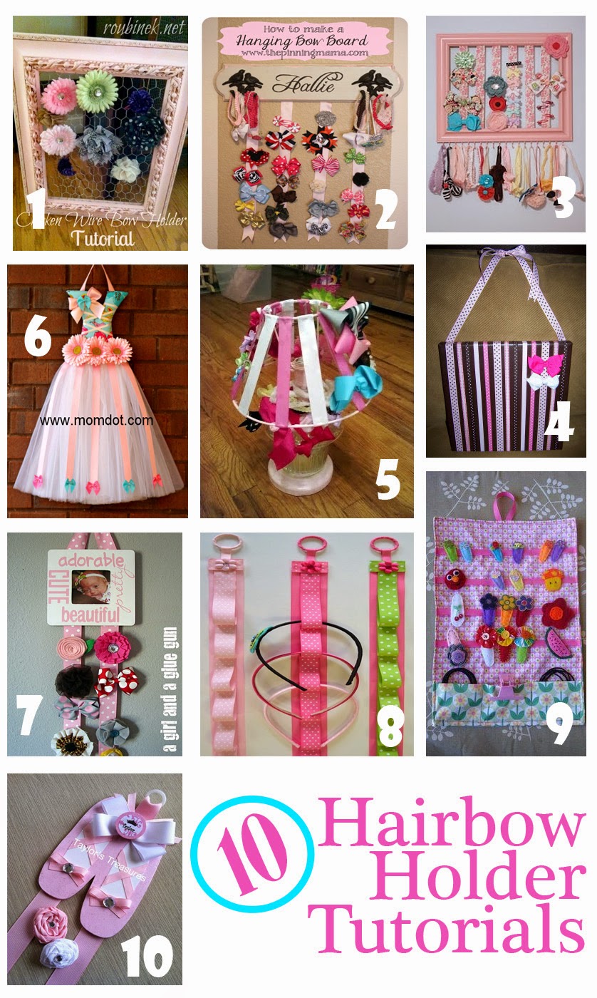 10 Diy Hair Bow Holder Tutorials You Can Make At Home Frugal