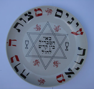 Havdallah Plate Davids shield