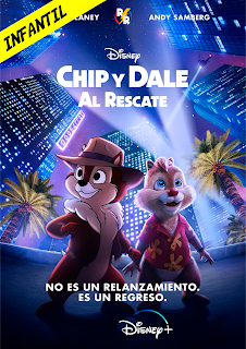 CHIP Y DALE AL RESCATE – CHIP ‘N’ DALE – RESCUE RANGERS – DVD-5 – DUAL LATINO – 2022 – (VIP)