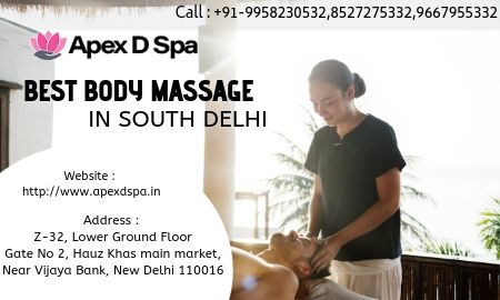 Top Class Female to Male Body Massage Spa in Jasola , South Delhi