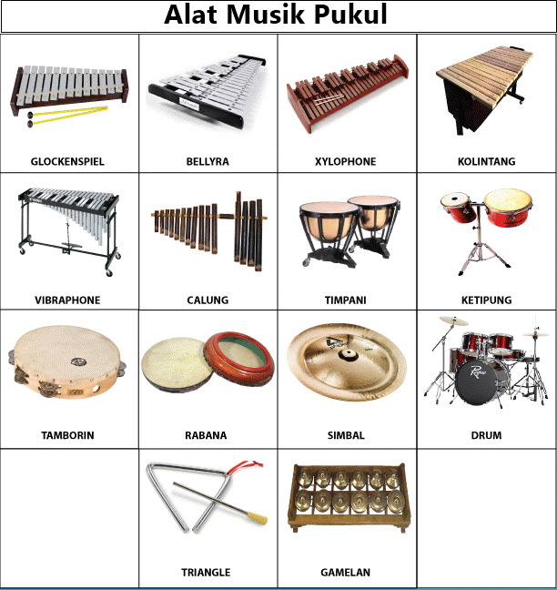  Gambar  Gambar  Alat  Musik  Dan Namanya  Berbagai Alat 