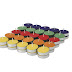 Amazon Brand - Solimo Colored Wax Tealight Candles (Set of 50, Unscented)