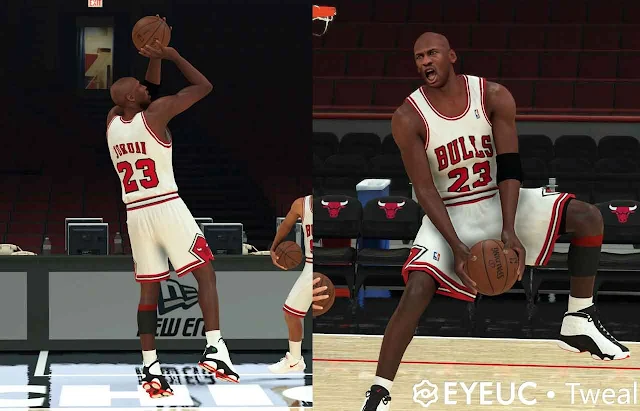 NBA 2K23 Michael Jordan Cyberface