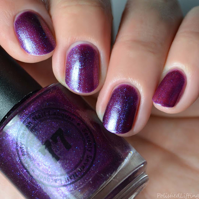 purple nail polish