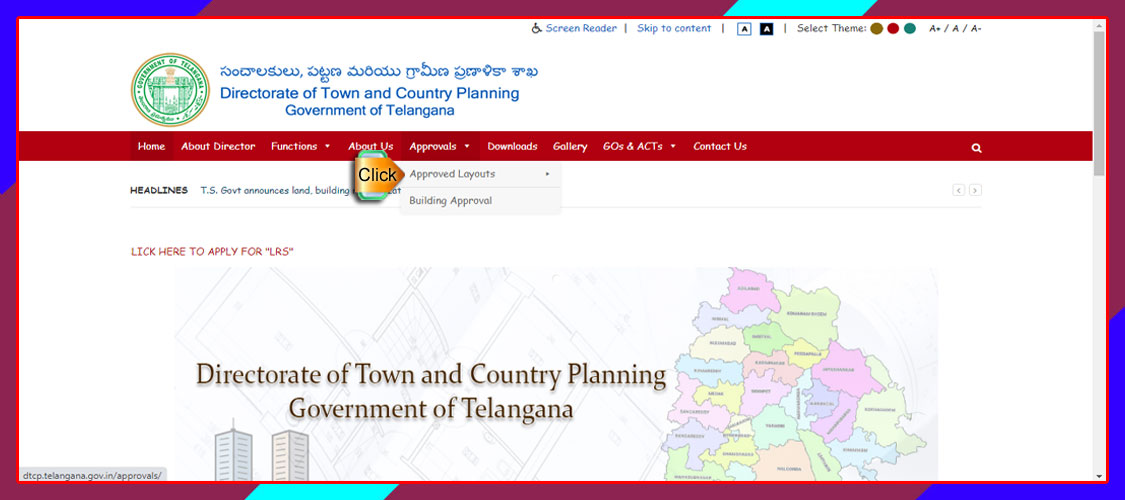 How to Check DTCP Layout Details in Telangana-3