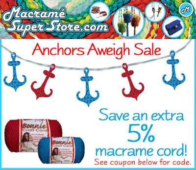 Anchors Aweigh: Macrame Super Store Sale