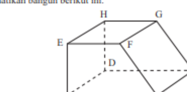 1. Diketahui limas beraturan T.ABC dengan bidang alas berbentuk segitiga sama sisi. TA tegak lurus dengan bidang alas.